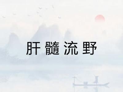 肝髓流野