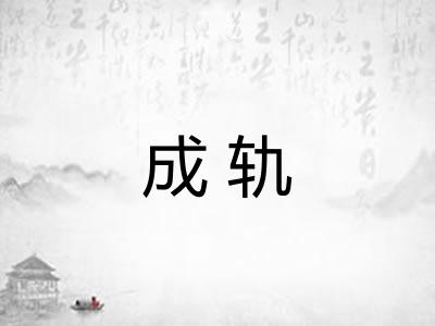 成轨 成轨