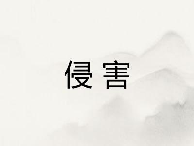 侵害 侵害