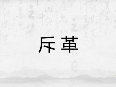 斥革