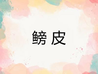 鳑皮