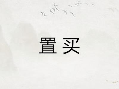置买