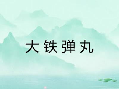 大铁弹丸