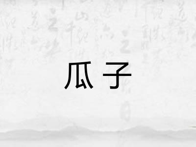 瓜子