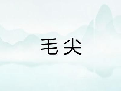 毛尖