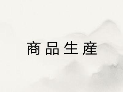 商品生産