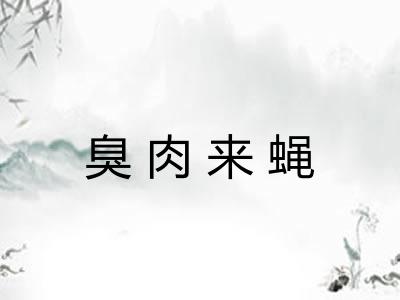 臭肉来蝇 臭肉来蝇