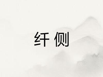 纤侧