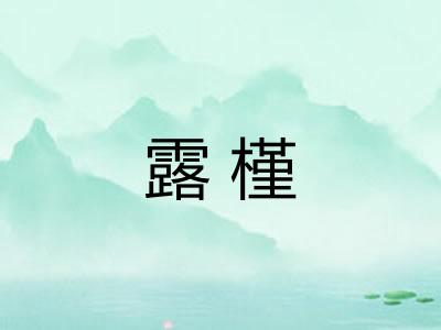 露槿 露槿