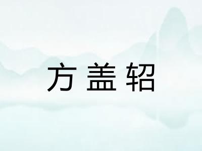 方盖轺 方盖轺
