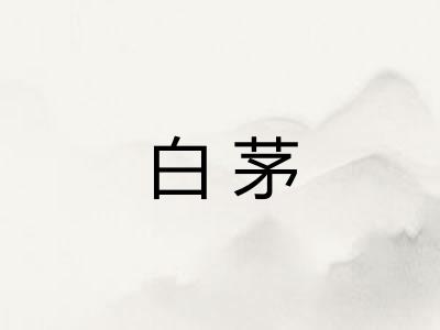白茅