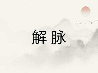 解脉