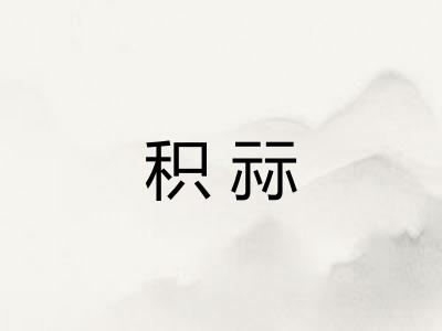 积祘