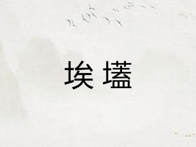埃壒