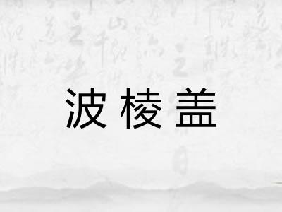 波棱盖