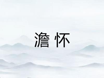 澹怀