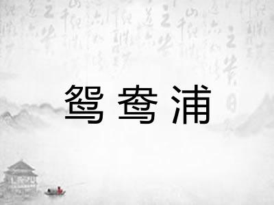 鸳鸯浦
