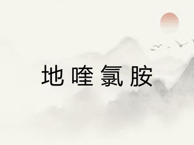 地喹氯胺