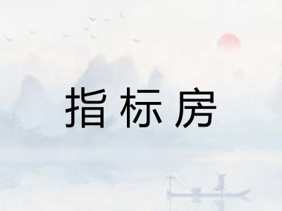 指标房