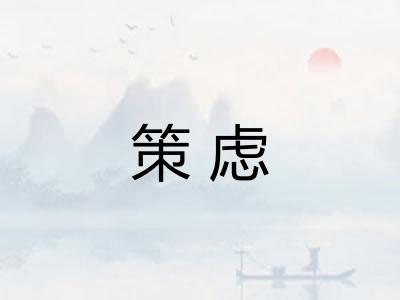 策虑