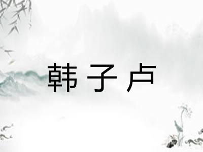 韩子卢