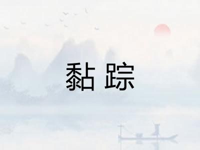 黏踪