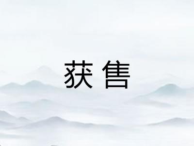 获售