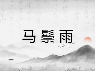马鬃雨