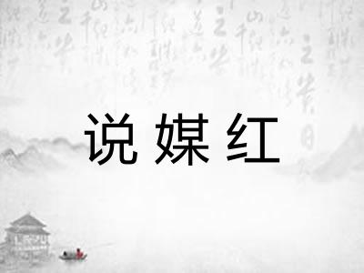 说媒红