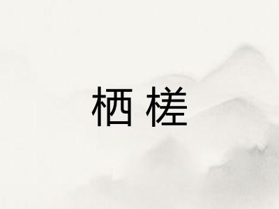 栖槎
