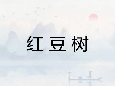 红豆树