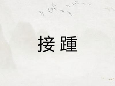 接踵