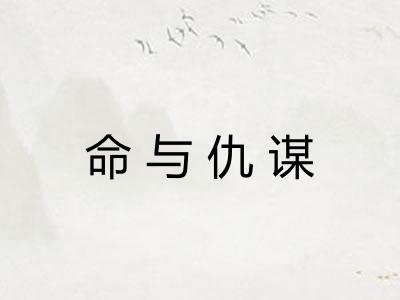 命与仇谋