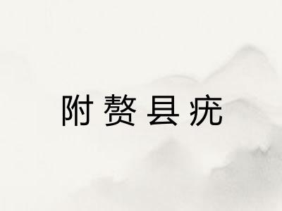 附赘县疣