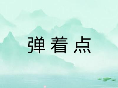 弹着点