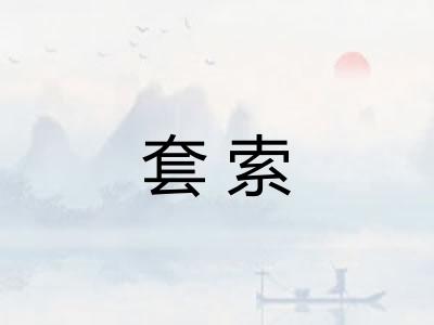 套索 套索