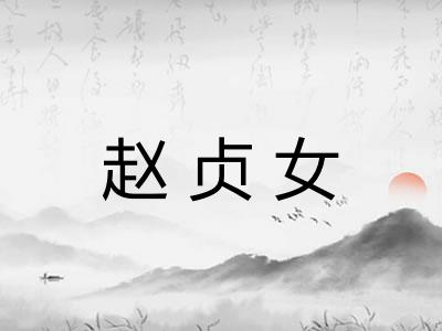 赵贞女 赵贞女
