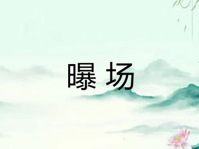 曝场