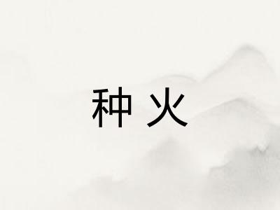 种火