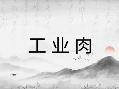 工业肉