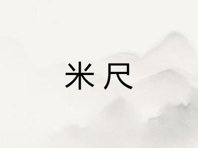 米尺 米尺