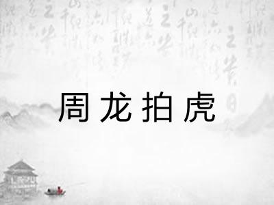 周龙拍虎