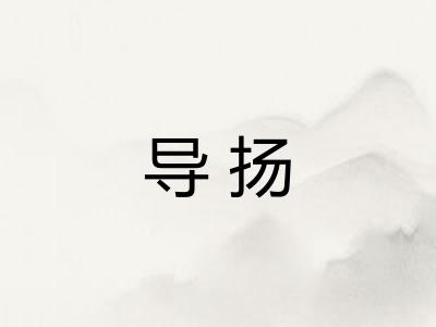 导扬
