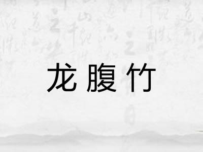 龙腹竹