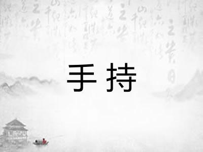 手持 手持