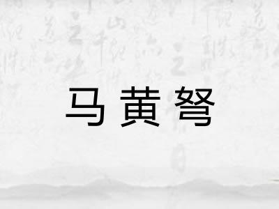 马黄弩