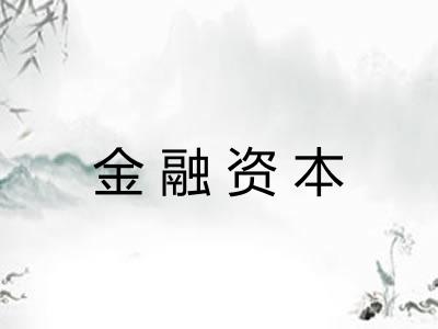 金融资本