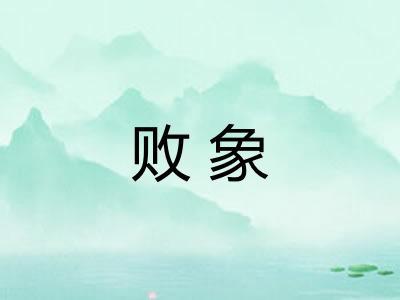 败象
