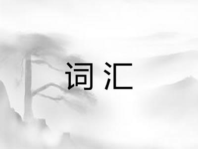 词汇