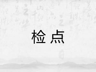 检点